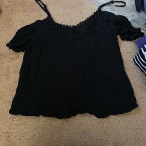 Black shirt from Charlotte